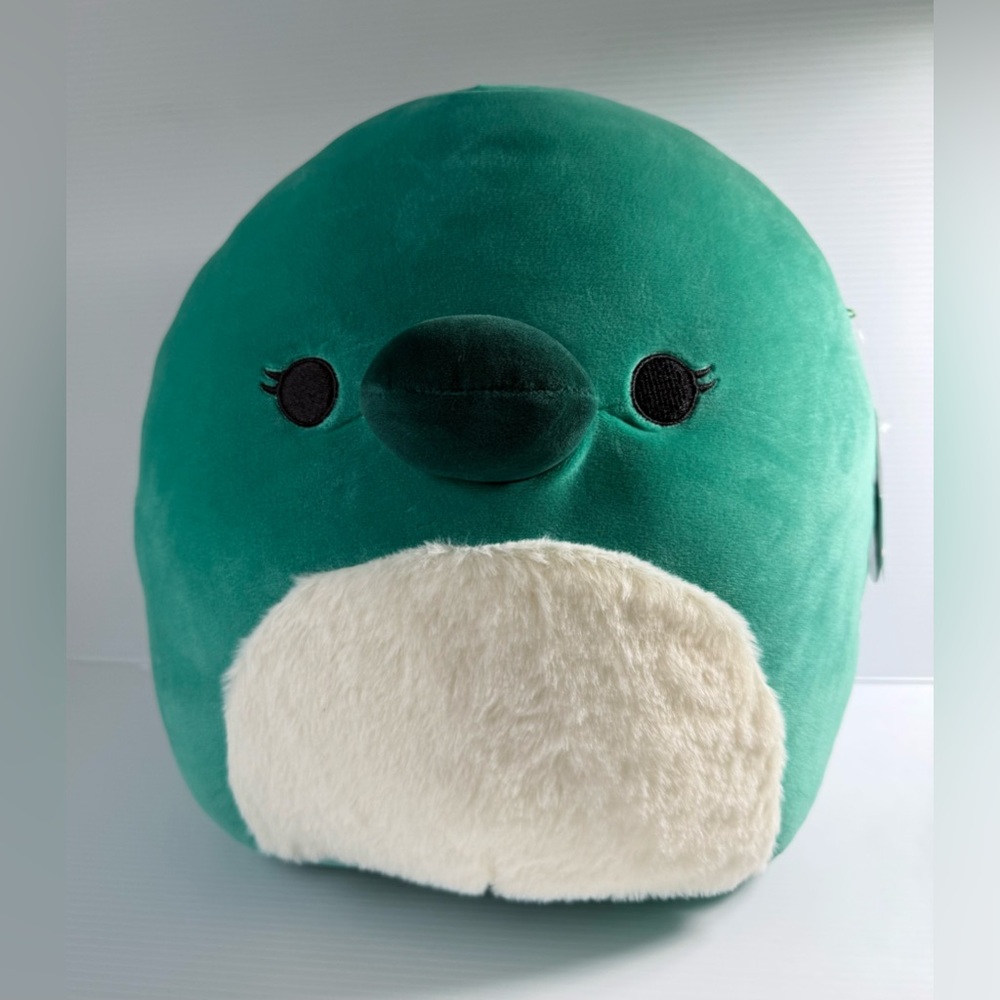 Squishmallows 14" Selassi Platypus Plush Stuffed, Green NEW